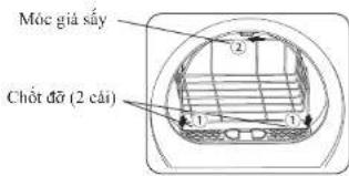 Móc giả sấy Chốt đỡ (2 cái)