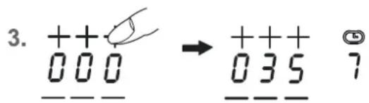 3. + + + 000 → + + + - - - - 035 7