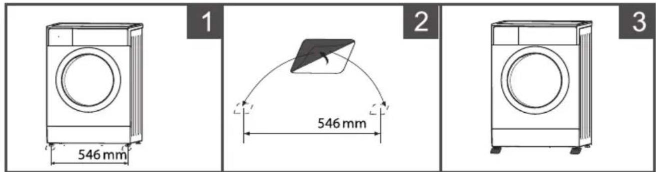 1 2 3 546 mm 546 mm