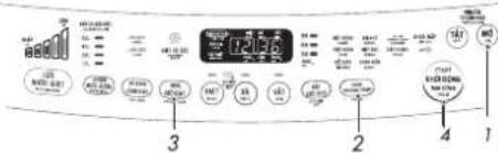 TOSHIBA AW-DC1000CV - Hướng dẫn thiết lập hẹn giờ giặt - 1