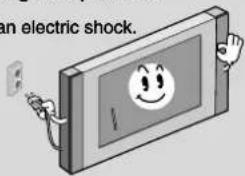 an electric shock.