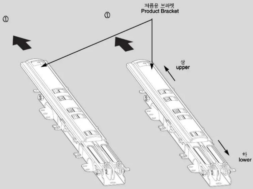 Product Bracket 제품을 브래inet 상 upper 하 lower