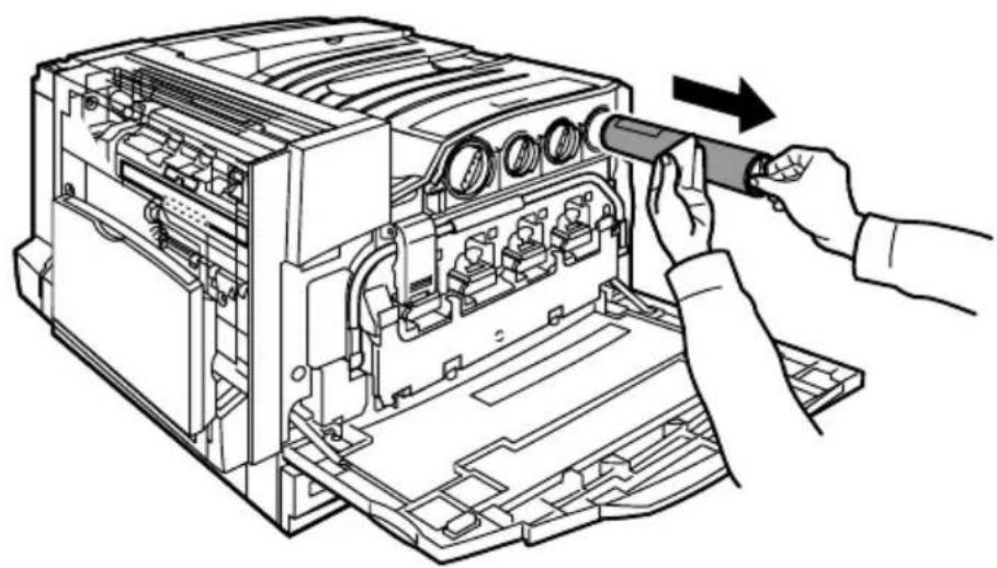 XEROX WorkCentre 7346V FH - Sostituzione della cartuccia del toner - 1