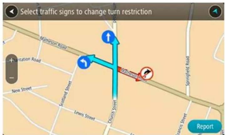 TOMTOM Start 45 - Restriction de direction - 1