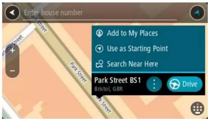 TOMTOM Start 45 - Utiliser les résultats de la recherche - 3