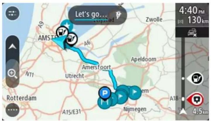 Let's go... Amsterdam A9 A6 Amersfoort Utrecht N11 Rotterdam A15/E31 Zwolle Apeldoom P Nijmegen A18 4.5km 4:40 PM 130km