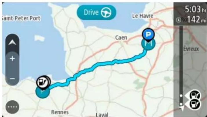 Saint Peter Port Drive Le Havre Caen Rennes Laval 5:03 hr 142 mi Évreux