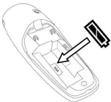 Diagram of a mobile phone rear panel with labeled components and an arrow pointing to the internal portion, accompanied by a battery icon.