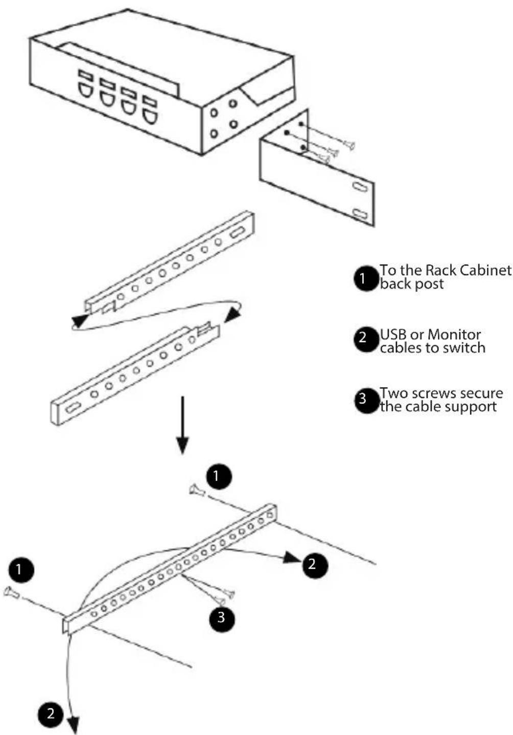 StarTech.com SV431USBAE - Optional: Rack Mount Installation - 1