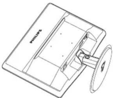 PHILIPS 236V3LSB6 V-line 23 - Het voetstuk bevestigen - 1