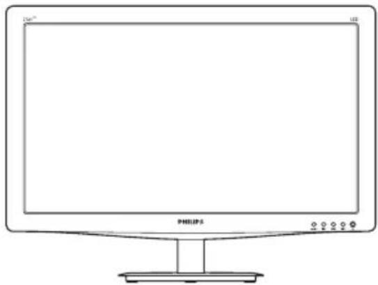 PHILIPS 236V3LSB6 V-line 23 - Beschrijving vooraanzicht - 1