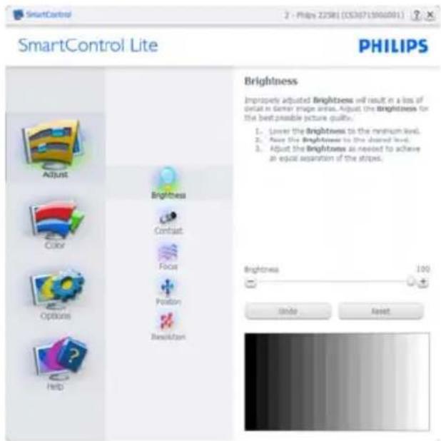 PHILIPS 236V3LSB6 V-line 23 - Menu Adjust (Aanpassen): - 1