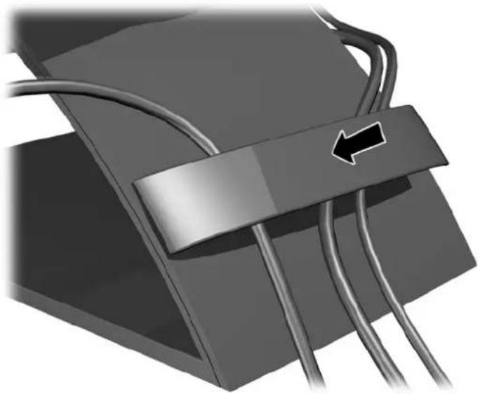 HP EliteDisplay E231 - Branchement des câbles - 8