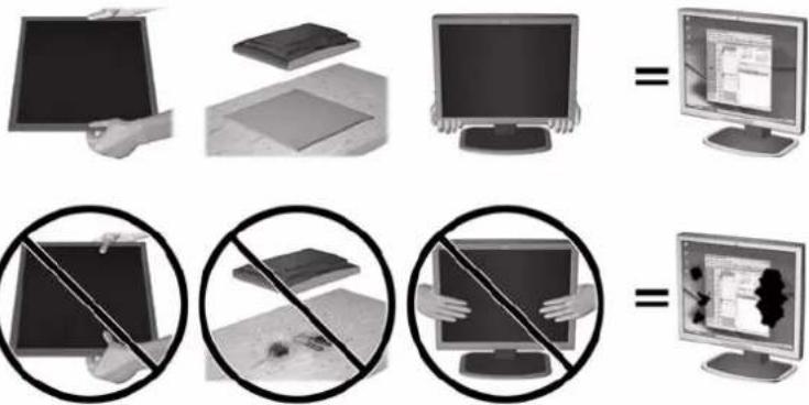 HP EliteDisplay E231 - Faites attention lors de l'installation du moniteur - 1