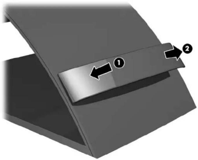 HP EliteDisplay E231 - Branchement des câbles - 1