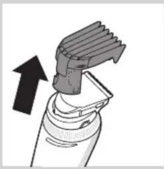 PHILIPS Headgroom QC5580 - Kesici ünitenin ve tarak aparatlarının temizlenmesi - 1