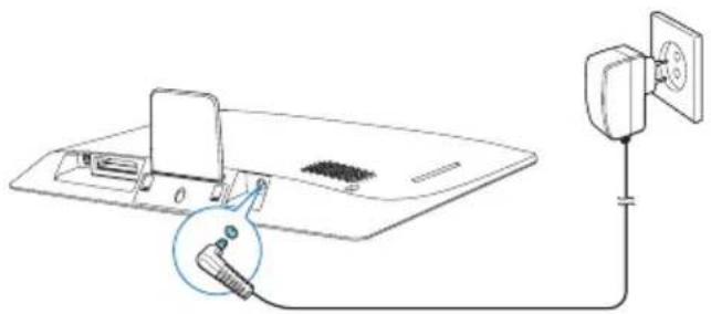 PHILIPS SPF4608 - Montage du pied - 2