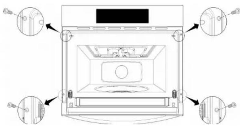 AEG MCC3880EM - Afmetingen voor installatie - 2