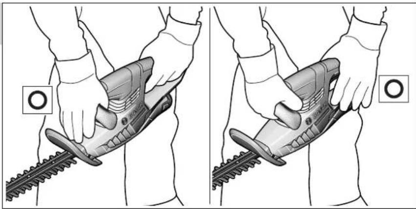 Illustration of two hands using a hair roller shaver to adjust the product (no text or symbols present)