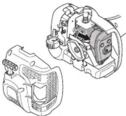 MCCULLOCH T22 LS - Tlumič výfuku - 2