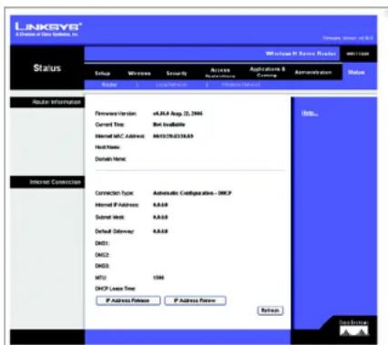 LINKSYS WRT150N - Internet Connection (Internetverbinding) - 1