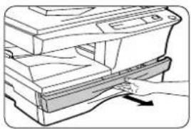 SHARP AL-1043 - LOADING COPY PAPER KOPIERPAPIER EINLEGEN - 1