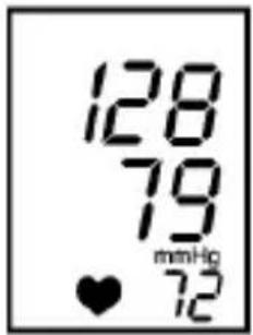 128 79 mmHg ♥ 72