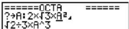 ====0CTA ======? ?→A:2×√3×A^2, √2÷3×A^3