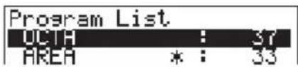 Program List UCTA : 37 AREA * : 33