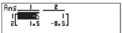 Ans 1 2 1[-2] 1 2[1.5 -0.5]
