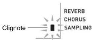 Clignote REVERB CHORUS SAMPLING