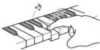 CASIO CTK-4200 - Changement de la sensibilité de la réponse au toucher du clavier (Réponse au toucher) - 2
