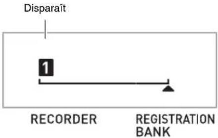 Disparaît 1 RECORDER REGISTRATION BANK