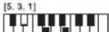 CASIO LK-125 - Carte des accords doigtés (FINGERED) - 15