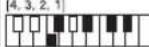 CASIO LK-125 - Carte des accords doigtés (FINGERED) - 10