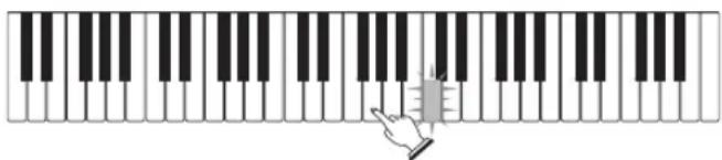 CASIO LK-125 - \* Fixation du pupitre - 11