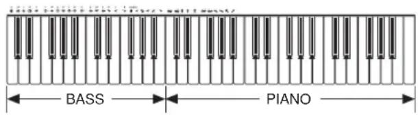 CASIO LK-125 - Sonorités de partage du clavier - 1