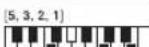 CASIO LK-125 - Carte des accords doigtés (FINGERED) - 25