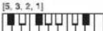 CASIO LK-125 - Carte des accords doigtés (FINGERED) - 16
