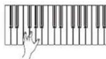 CASIO LK-44 - Utilisation du départ synchronisé - 1