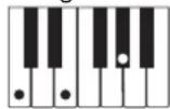 CASIO LK-44 - Utilisation du doigté standard - 4