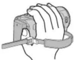 JVC Everio GZ-E105BEU - Ajuste de la correa de mano - 2