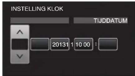 INSTELLING KLOK TIJDDATUM 20131 1 10 00 :