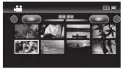 JVC Everio GZ-E100 - Lecture/suppression de fichiers sur cet appareil - 2