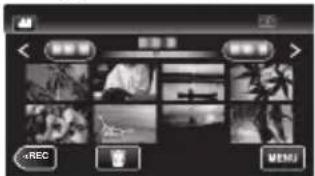 JVC Everio GZ-EX200WE - Воспроизведение/удаление файлов на аппарате - 1