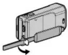 JVC Everio GZ-V515BE - Регулировка ручного ремня - 1