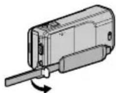 JVC Everio GZ-V515BE - Налаштування довжини ручного ремінця - 1