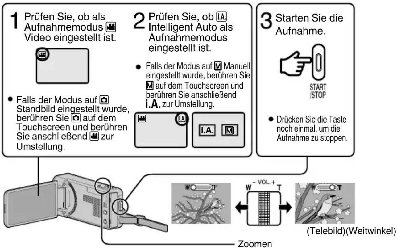 JVC Everio GZ-V515BE - ■ Ändern der Einstellung - 1