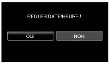 REGLER DATE/HEURE ! OUI NON