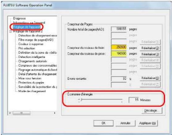FUJETSU Software Operation Panel Diagnose Information au l'emploi Régroupe de l'énergie Régroupe de l'énergie 2 Définition de chargement exer Fibre marge du pages(VAD) Couleur à supérie Pré selection Définition de la zone du vérifier Définition intelligentes Chargements autorisés Compteur des concernables Régmaire automatique du bord Dela d'aferte du chargement Mise sous l'action Protection du papier Sensabilité de la protection du p Mode de chargement Compteur de Pages Nombre total de pages(VAD): 500156 pages pages pages pages Réinhaise(1) Compteur du niveau de finirs: 25000 pages pages Réinhaise(2) Compteur du niveau de prise : 9000 pages pages Réinhaise(3) Compteur du niveau de prise : 80 pages pages Réinhaise(4) Compteur du niveau de prise : 7 pages pages Réinhaise(5) Enno revanta: 82 % % Reinhaise(6) % Reinhaise(7) Économie d'énergie : 15 Minutes Descalage OK Annule Applique (A)